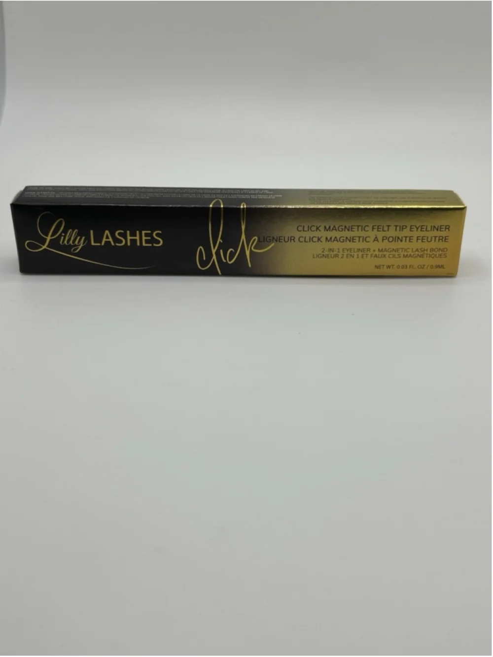 Lilly Lashes Click Magnetic Felt Tip Eyeliner 2-in-1 Lash Bond 0.9ml NIB